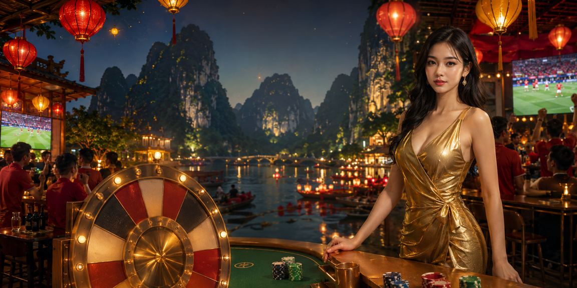 Khuyến mãi quay số may mắn tại chợ đêm Ninh Bình